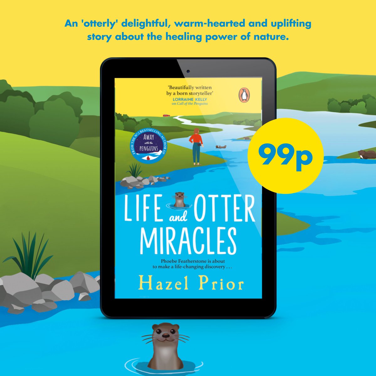 fjd_gough's tweet photo. Looking for your next escapism read?
Today Iโm glad to spotlight @HazelPriorBooks' Life and Otter Miracles in this #MondayMention!
This touching book is something I'm glad to own in my eclectic library & now available for just 99p on @AmazonKindle. ๐ฆฆ๐
https://t.co/rrZd6cwprb https://t.co/Yf6GQLRGAb