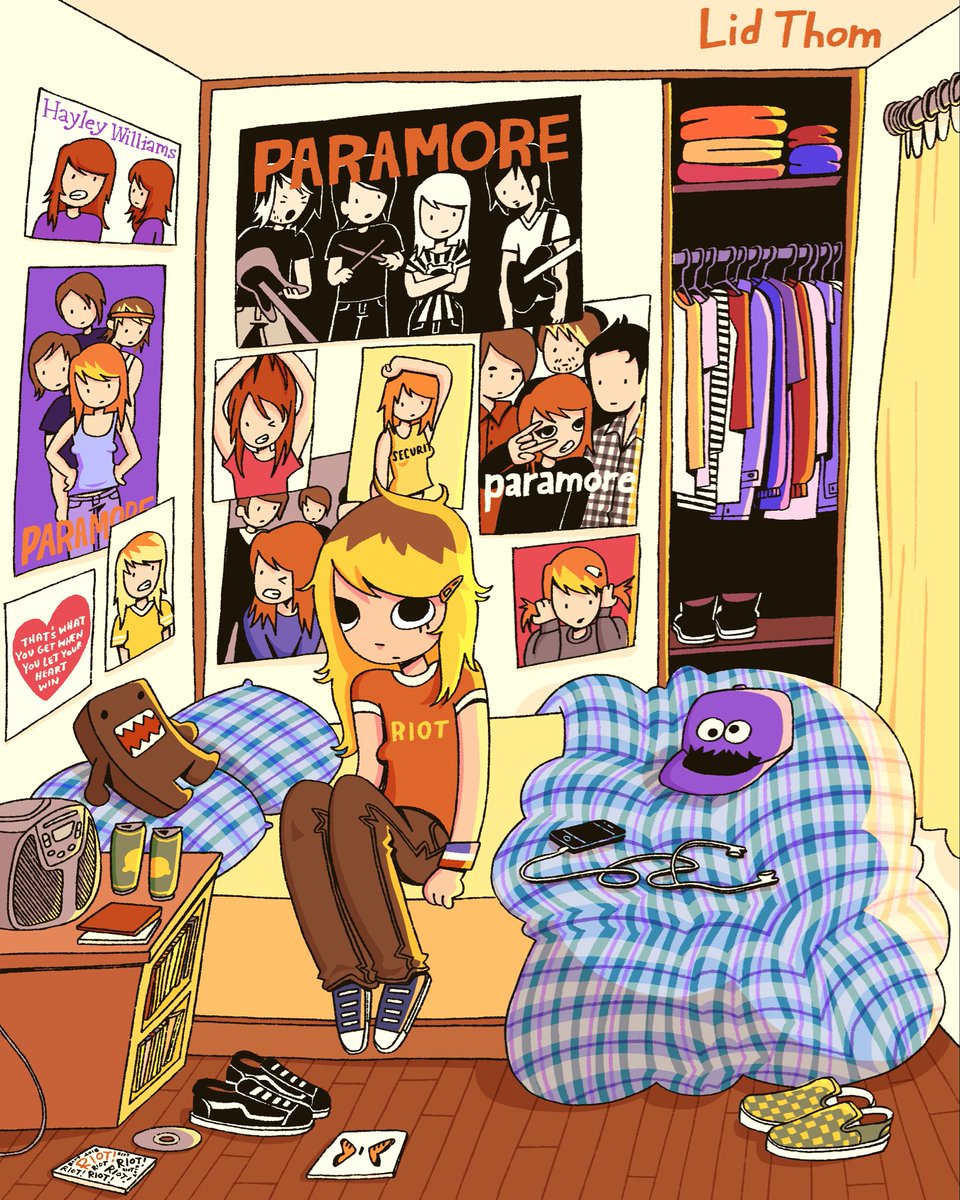 artbylid's tweet photo. Fangirl: Paramore :D https://t.co/fYpmBt0u2s