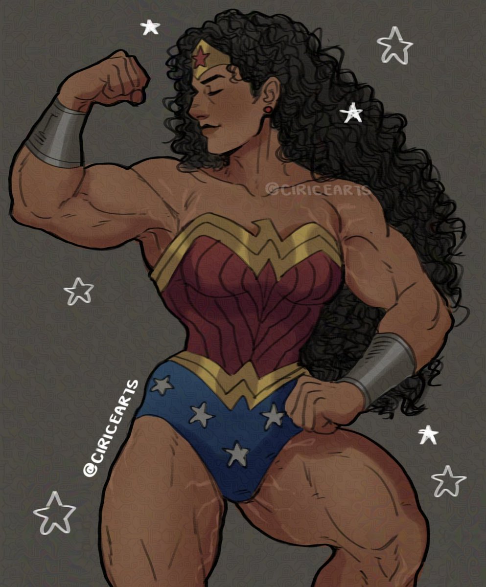 ciricearts's tweet photo. muscular wonder woman u will be always so beloved to me people can keep complaining https://t.co/42UIRZv3Pn
