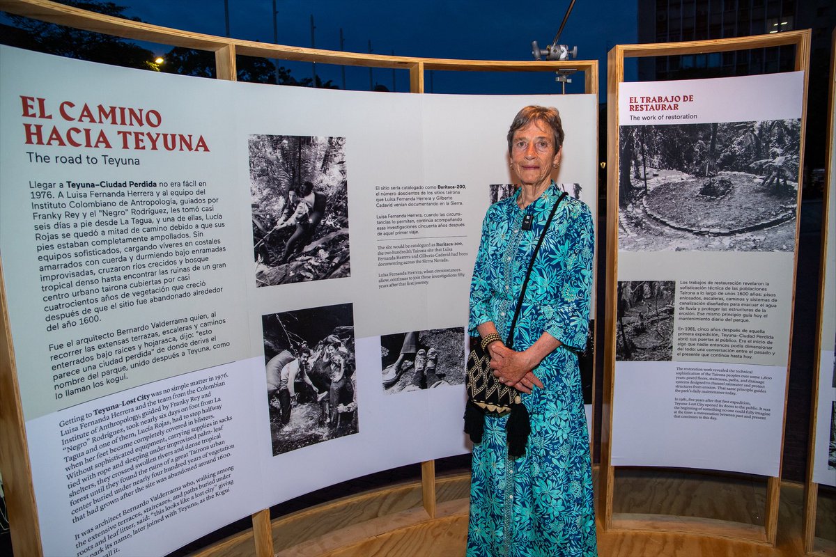 USEmbassyBogota's tweet photo. ¡Descubre la Ciudad Perdida como nunca antes en Santa Marta! ✨🌊

La Exposición de Conservación Teyuna-Ciudad Perdida llega al Museo del Oro Tairona. Ya puedes visitar esta experiencia visual para descubrir y aprender más acerca de la preservación de 18 terrazas este icónico patrimonio colombiano. ✨⛰️

🇺🇸🤝🇨🇴 A través del Fondo del Embajador para la Preservación Cultural (AFCP), Estados Unidos ha destinado más de 300.000 dólares para apoyar la conservación de este importante sitio arqueológico. ¡Tú puedes ser parte de esta historia! No te la pierdas 🙌 

@Banrepcultural