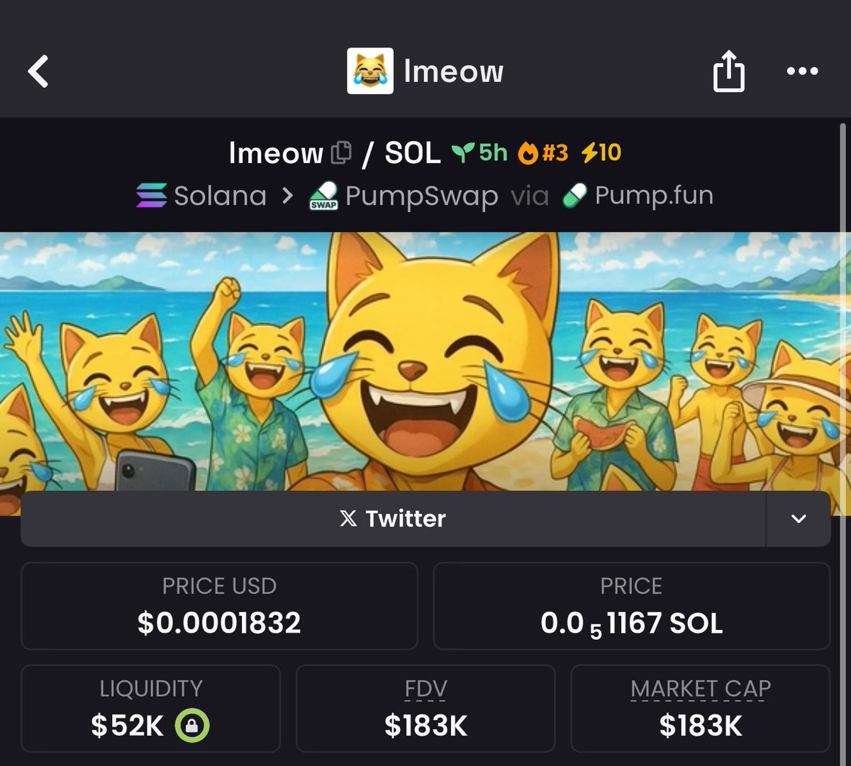 Gal4xyG4te's tweet photo. 🐱 $IMEOW claim is live.
Takes less than a minute to check your wallet.
🔗 https://t.co/5TX1vjcEDc
#IMEOW #Crypto #Memecoin #Airdrop https://t.co/fSUxXC3Zpx