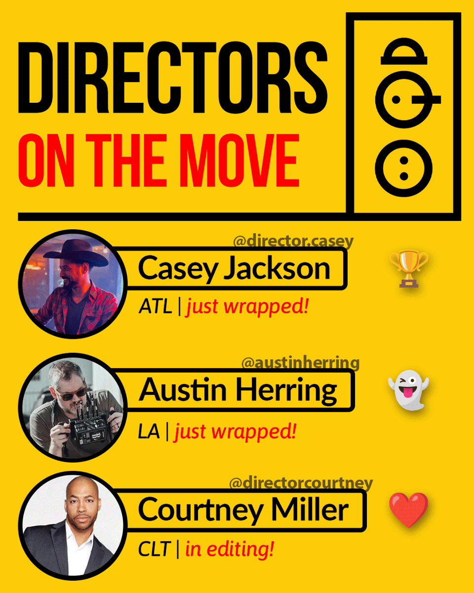 SnowStoryMedia's tweet photo. Our directors are on the move!

Snow Story is keeping them busy all over with multiple projects coming and going!

Give a shout out to the latest three rockstars in the bunch! Congratulations to...

Casey Jackson, Austin Herring, and Courtney Miller !

You all can't WAIT to see what they're cooking up next! 

#snowstory #verticals #microdramas #directors #justwrapped #filmmakers