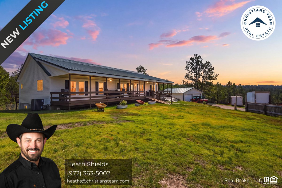 christians_team's tweet photo. #JustListed 📍 11863 W Argyle Rd, Custer, SD | $1,830,000
47.82 acres, 3,696 sq ft home, 4 rental cabins, guest bunkhouse, 10 RV sites, barn/corral
🔗 https://t.co/avCDem2qat
📞 605-340-0768 #ChristiansTeamInc #CusterSD https://t.co/cm5BXpAYWU