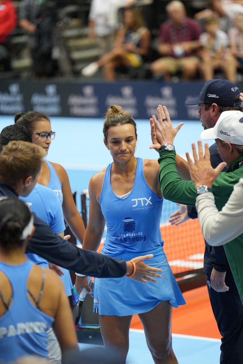 CP_Pickleball's tweet photo. 3rd place secured and playoff spot locked in! 🔥🏆 Loved my first time playing mixed with Connor, and I’m excited for what we’re building with the Mad Drops 💚💙 Proud of our team all weekend. Orlando brought an incredible crowd, awesome energy, and a fantastic venue! https://t.co/lwTjfGFdV2