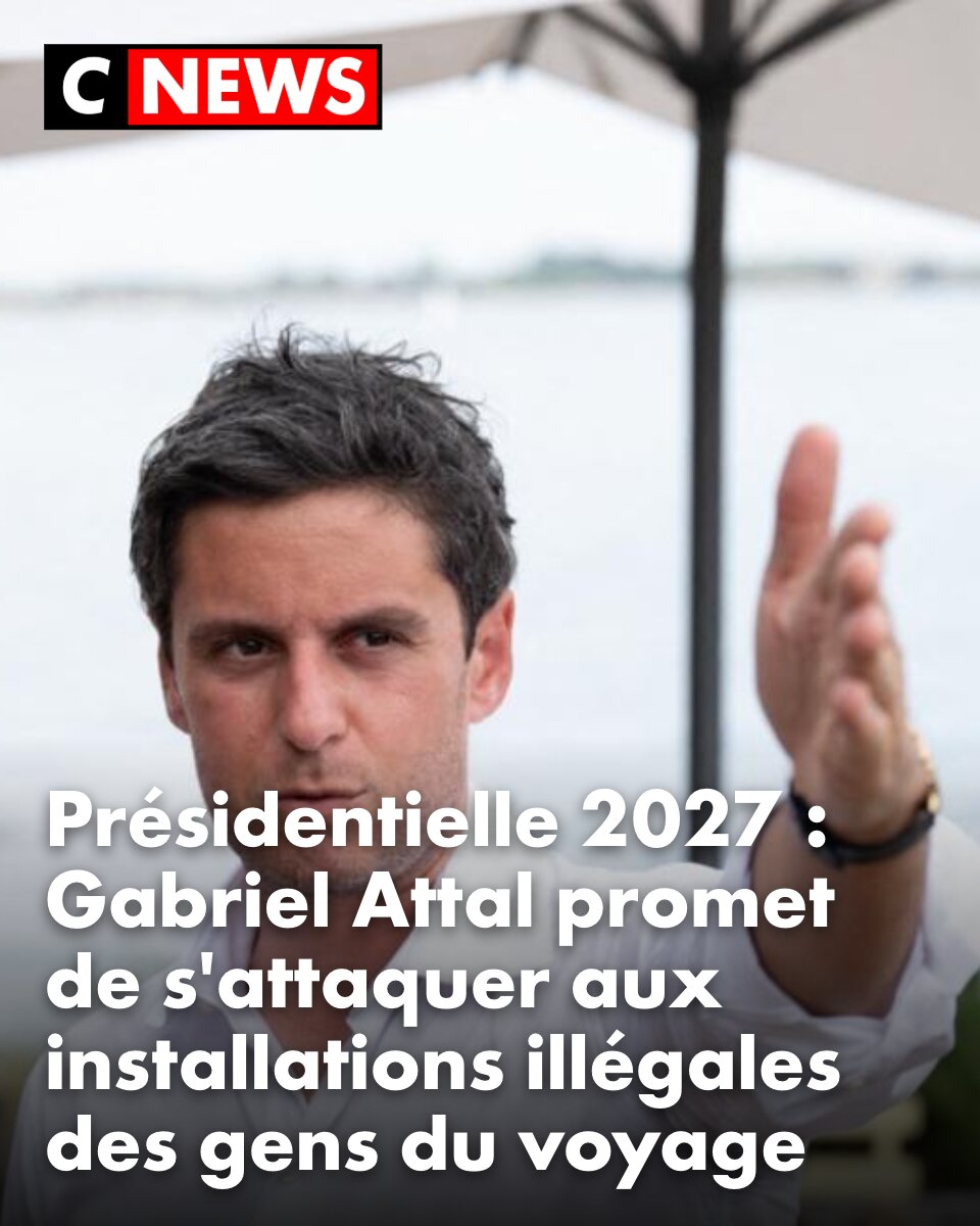 CNEWS's tweet photo. Gabriel Attal poursuit son tour de France. ➡️ https://t.co/Gp76ehiY84 https://t.co/3e6QpGQQ6K