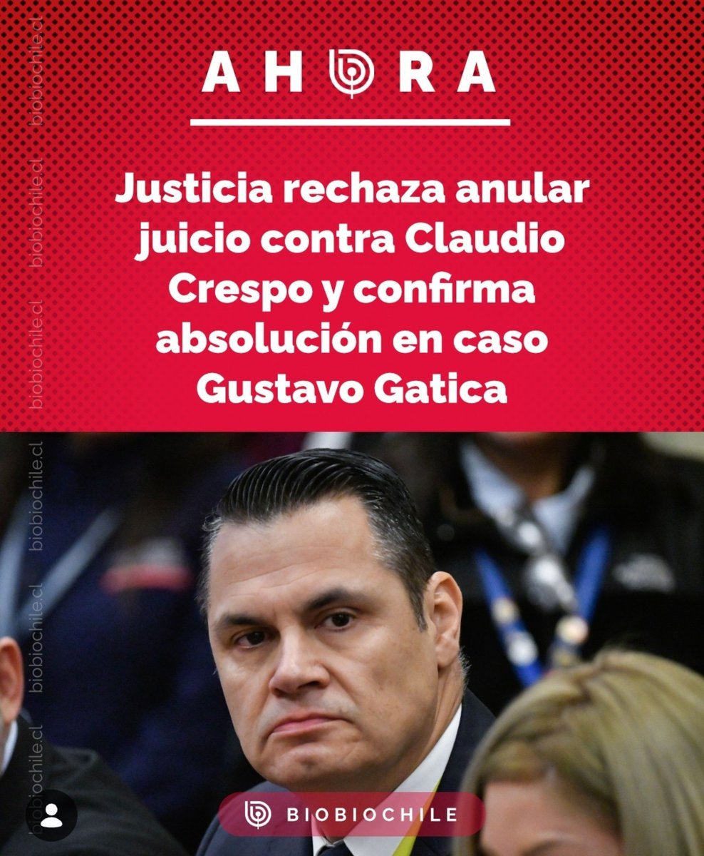 BazarPatriota's tweet photo. Justicia rechaza anular juicio contra Claudio Crespo y confirma absolución en caso Gustavo Gatica https://t.co/lqpApppGGP