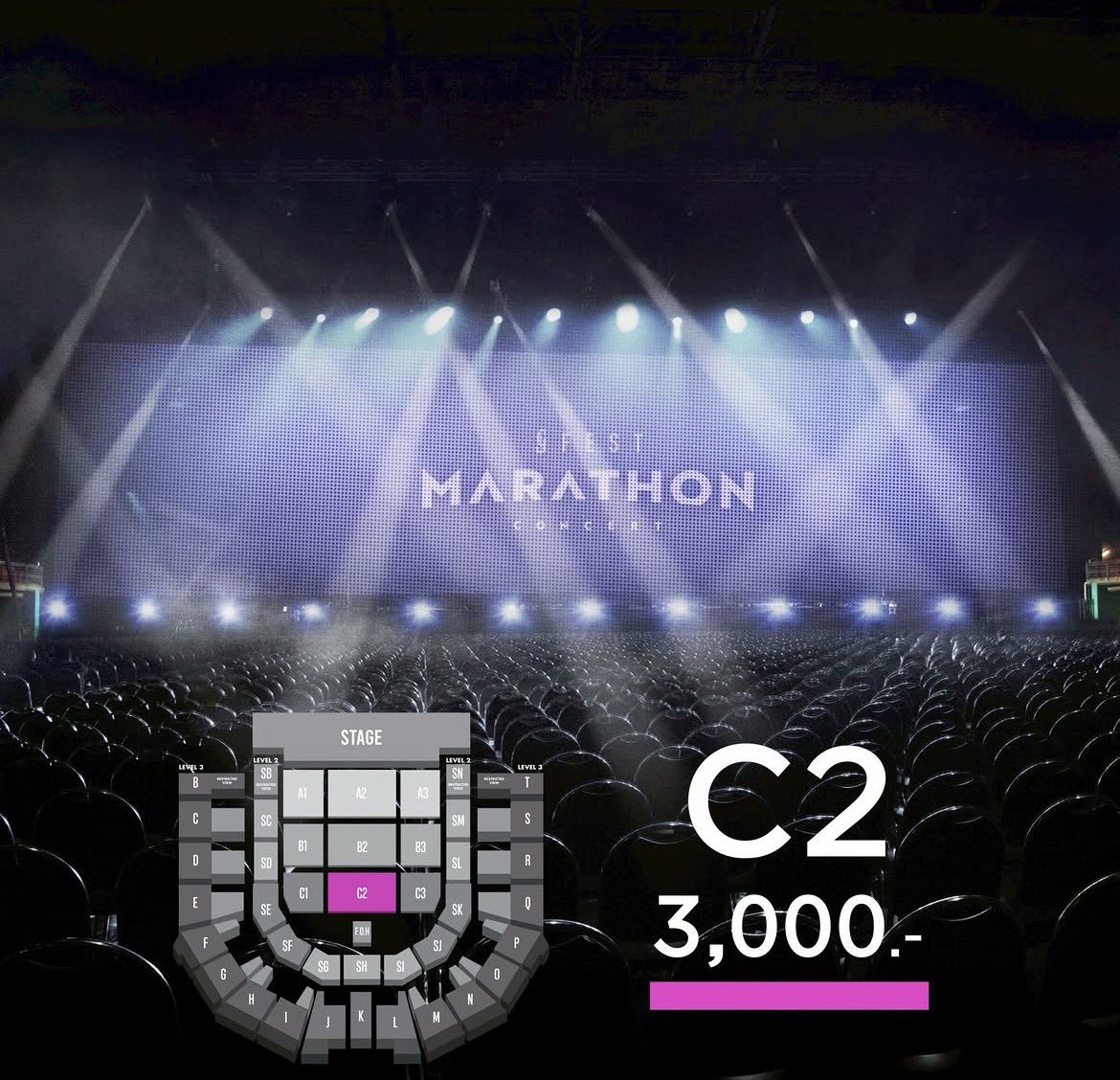 Sarah_Nur5's tweet photo. ปล่อยบัตร MARATHON 2ใบใกล้กัน
✳️(POP DAY)✳️
🩷 ZONE C2
🩷 2ใบ นั่งแถวเดียวกัน (ขอแลกที่นั่งในงานได้)
🩷 หน้าบัตร 3,000
📍 ราคา 3,500/ใบ  รับสองใบลดได้

📍 แลกบัตรอ่อนแล้ว
📍 นัดรับได้ในกทม. / ส่งไปรษณีย์ได้
#GFest 
#MarathonConcert
#MarathonConcert2026 https://t.co/P6FW74E1fy