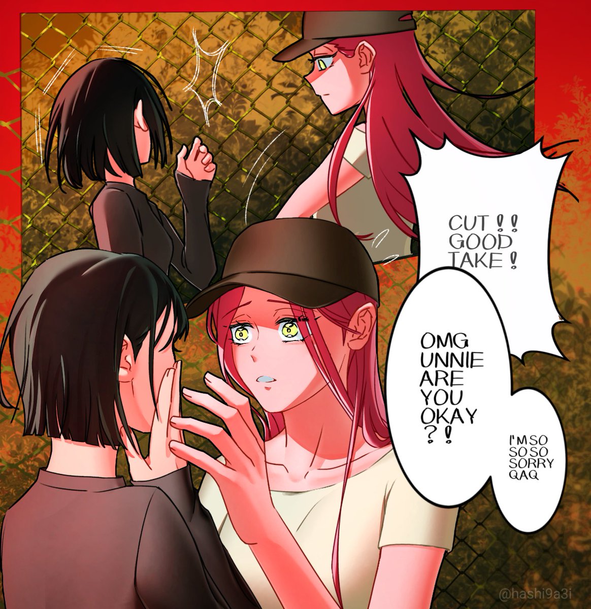 コミック・アニメ SUN'S MUSTACHE Base @ Short Comic × ZOMST】 Actor AU MY SAVIOR 🥲 Just let me escape