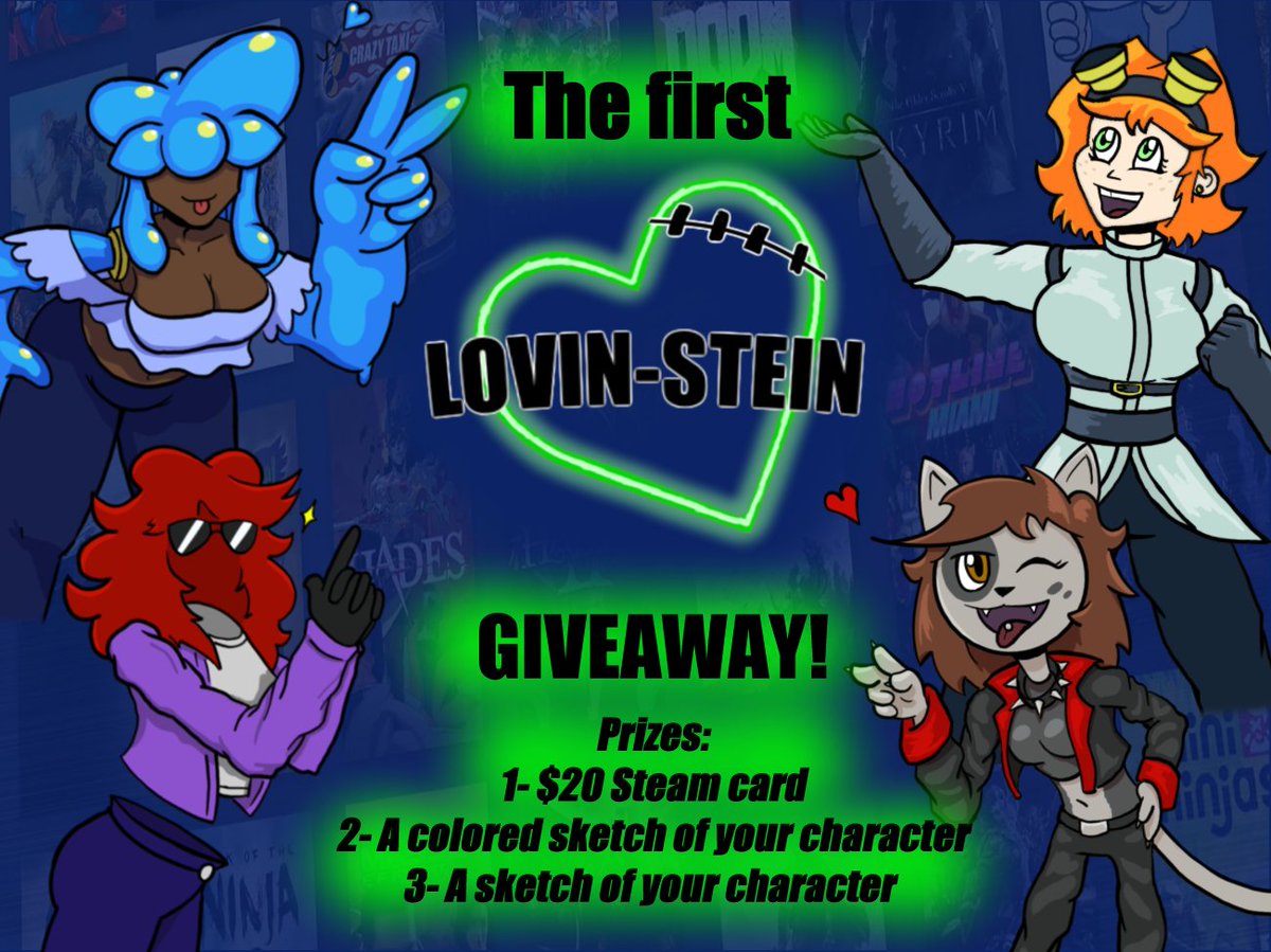 LovinSteinVN's tweet photo. 💚200 LOVIN-STEIN DOWNLOADS CONFIRMED!💚
To celebrate this fantastic achievement, I'm gonna be doing an $20 steamcard giveaway and more!

You can be part of it by simply
-Liking this post
-Retweeting this post
-Follow this account
And you're set!
I'll announce the winner in Aug 9 https://t.co/M7QMICyeqr