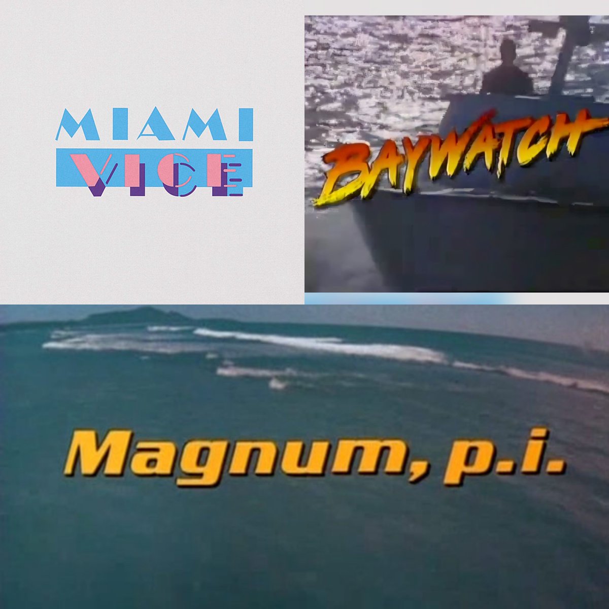 TheDuke252X's tweet photo. Which was your favourite?
#MiamiVice #Baywatch #MagnumPI https://t.co/j3DylOJLP0