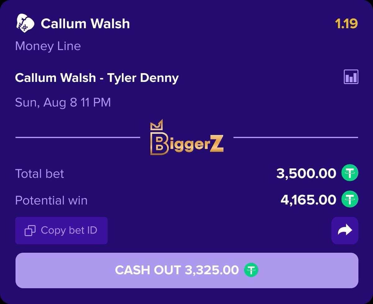 CryptoAlertCo's tweet photo. If Walsh loses I'm ruined. Pls bro 🙏 Betting my whole bag on BiggerZ https://t.co/9LWIbFoPlG