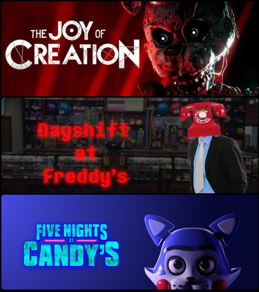 Fantime_Horror's tweet photo. ‼️ Markiplier has made a list of FNaF fangames he plans to play, including:
🔹 The Joy of Creation (again)
🔹 Dayshift at Freddy's
🔹 Five Nights at Candy's
#FNaF