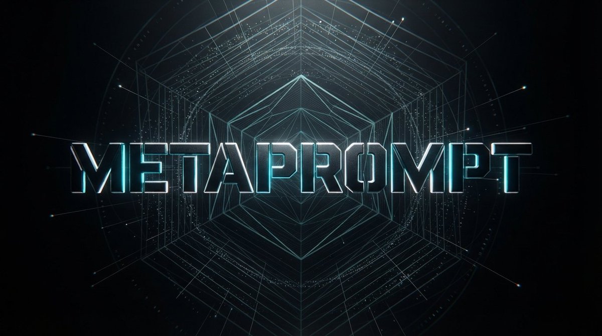 Ultra1's tweet photo. No more prompts. No more loops. The system has evolved into 
Meta Prompting 

Metaprompting: a living intelligence layer that does not just answer instructions, it evolves the architecture behind them.. https://t.co/2E7SXicTWD