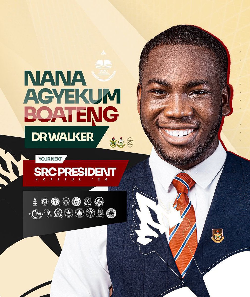 _drmickey's tweet photo. No clout, 
No paid endorsements,
Just results from his past performances proving he’s best fit for KNUST SRC.

Vote Dr Walker,
Vote No.9🔥🔥🔥 https://t.co/TLAJxBvj80