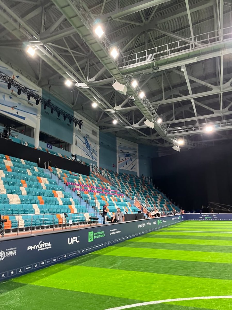 KrowmxEsports's tweet photo. ¡El escenario está listo!🏟️🇰🇿
Aquí disputarán Uli y Divine, junto a Quetzales MX, los partidos de fútbol phygital en los #GamesOfTheFuture
¡Chulada! 🤩
#GOTFAstana2026 https://t.co/vcPyBQw2EF