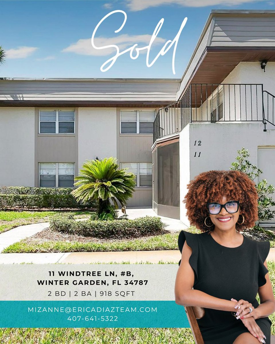 EricaDiazTeamRE's tweet photo. Pendings and SOLDs rolling in! Cassie pending in Montverde, Paul pending in Winter Garden, Mizanne SOLD in Winter Garden, and Rebecca SOLD in Montverde. The Erica Diaz Team gets it done. ☎️ 407-573-8021 https://t.co/JdagU048To