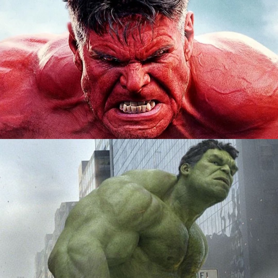 pearlcardii's tweet photo. LET’S SETTLE THIS DEBATE ONCE AND FOR ALL RED HULK VS GREEN HULK IN A FIGHT, WHO WINS? https://t.co/s7PI9GOvDh