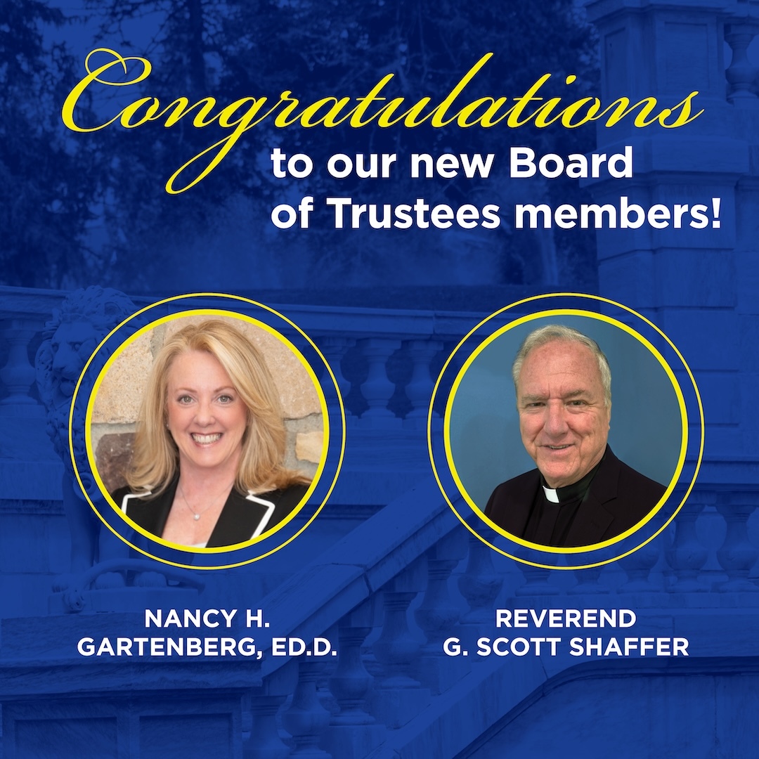 Georgiancourt's tweet photo. Georgian Court is pleased to announce the appointment of two new members to its Board of Trustees: Nancy H. Gartenberg, Ed.D., and Reverend G. Scott Shaffer, who joined the board on July 1. 

We look forward to their service and contributions to the GCU community.

#whygcu https://t.co/wk4DPrsF4W