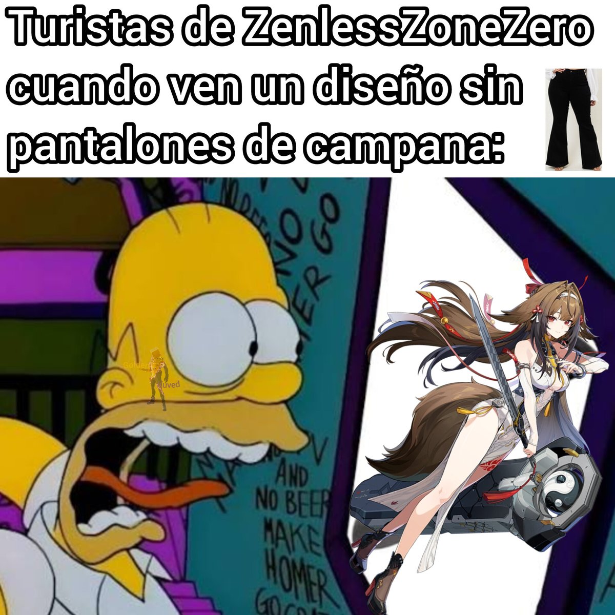 SoyKuved's tweet photo. Me cansé de este debate asi que le hice un meme
#MomazosZenless https://t.co/bq12GoUws1