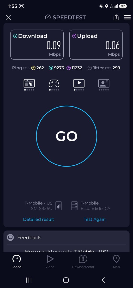 CTH858's tweet photo. 2PM update on the T-Mobile 2G shutdown it's still alive and, now we doing speed tests in front of the tower. #speedtest #2G #edge #tmus https://t.co/veUvJkCeMw