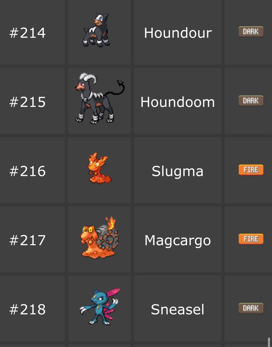 RMOracle's tweet photo. @NathanGraviteh @jamiebennsux I used to say this but when you look into it, it’s really not as bad as people say. It’s sad that there are any, but it actually was improved from GSC because of the safari zone. It’s just these 5 that aren’t  unless I’m missing some https://t.co/fAX4B5UJKY