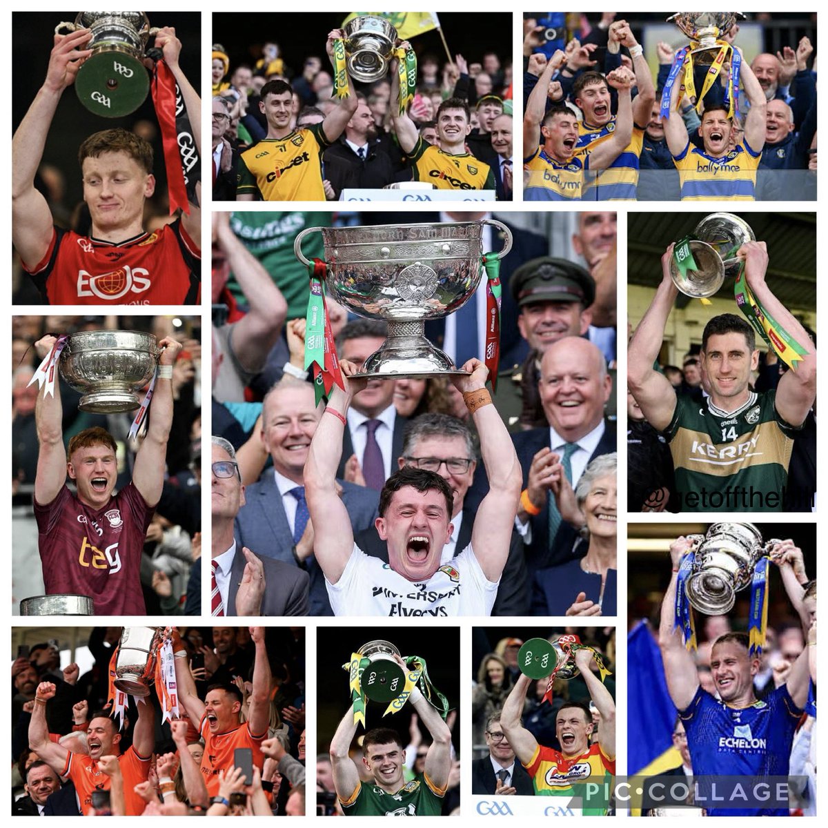 getoffthehill's tweet photo. Someone told me today, the 10 senior intercounty men’s titles on offer - the All Ireland, Tailteann Cup, 4 provincials &amp; 4 divisions - were won by 10 different teams - which is something we won’t see too often 😮 

#GAA https://t.co/9wJSpBee65