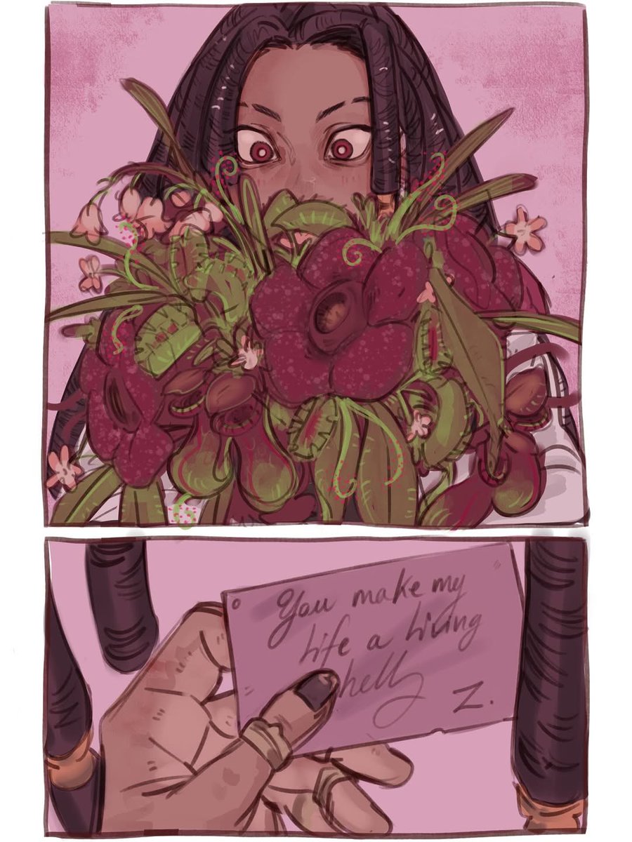 ijessbesthycz's tweet photo. A little Jabber getting a bouquet of carnivorous flowers for Valentine’s Day ~
.
.
. https://t.co/ZSQOOf7HVu