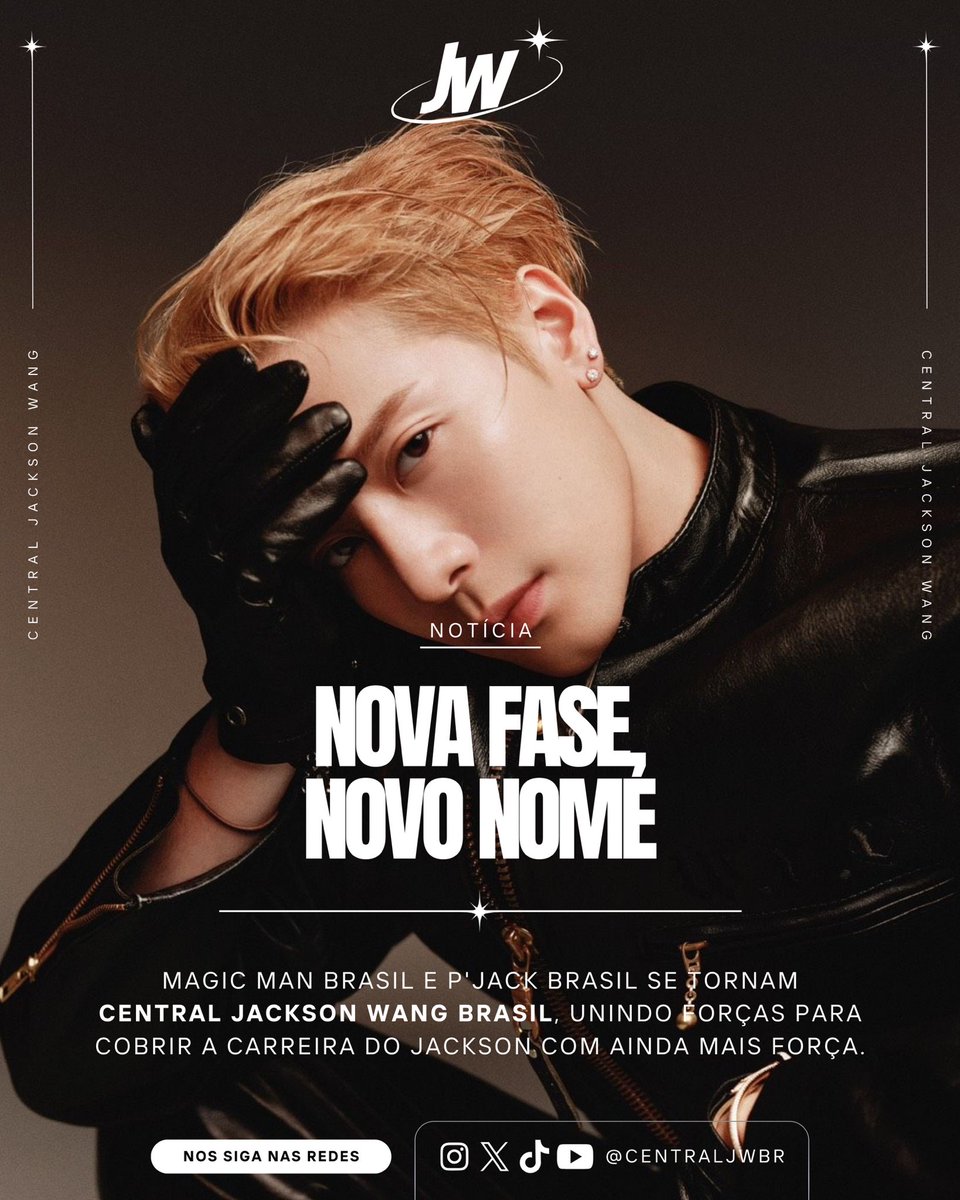 centraljwbr's tweet photo. 💛 Fim de uma era, começo de outra.

Com o Jackson encerrando a era Magic Man, sentimos que também era hora de virar essa página aqui do nosso lado. Por um tempo, Magic Man Brasil e P’Jack Brasil seguiram cada uma no seu próprio ritmo. Agora decidimos juntar as duas em um projeto só: a Central Jackson Wang Brasil.

A ideia não é começar do zero, é unir o que cada fanbase já vinha construindo e seguir esse trabalho com mais força, acompanhando de perto essa nova fase da carreira dele.

📍 Novo nome: Central Jackson Wang Brasil
📍 Novo perfil: @centraljwbr

O resto continua igual: mesma equipe, mesmo cuidado com as informações, mesmo carinho por vocês.

Obrigada por caminhar com a gente até aqui. Bora pra essa nova fase juntos? 🤍

#JacksonWang #王嘉尔 #��슨 #TEAMWANG #cjwbr @JacksonWang852