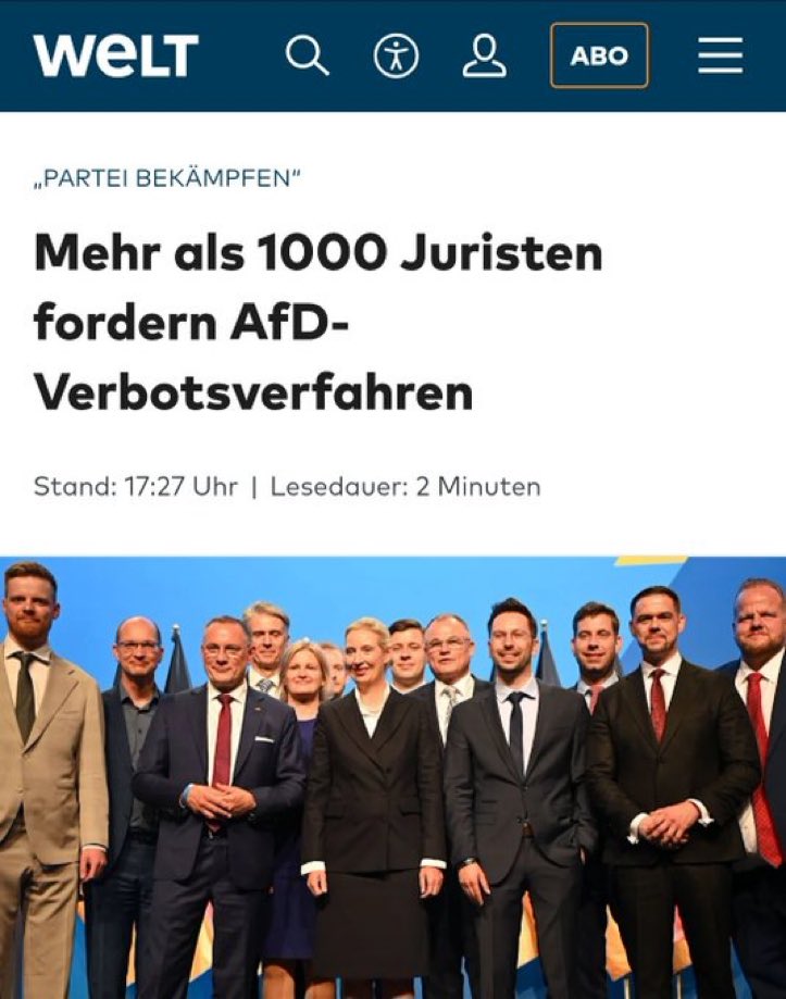 lugenwerk's tweet photo. Wir haben in Deutschland rund 420.000 Juristen…

… 1.000 Juristen sind gerade mal 0,24%, wie lächerlich…

… wenn wirklich die üble Nachrede bezüglich der @AfD stimmen würde, dann wäre diese Partei schon lange verboten

Es wird Zeit, dass sich die Politik in Deutschland ändert https://t.co/AFQ4vGbl2a