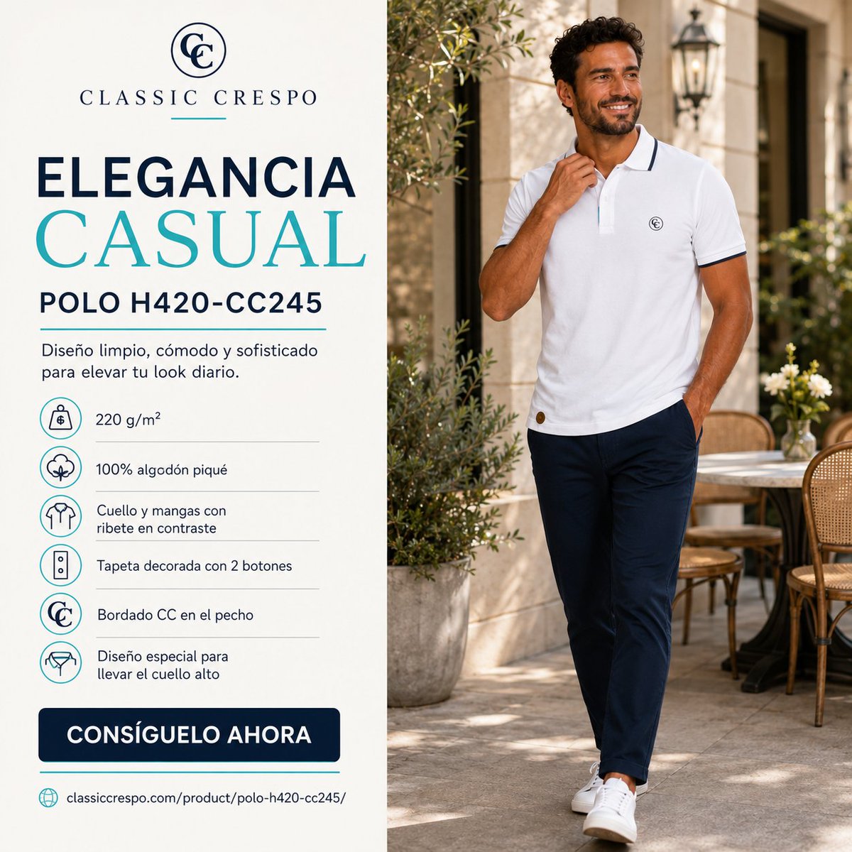 Classic_Crespo's tweet photo. 🤍 Elegancia casual para el día a día.

https://t.co/QFpgkgvUtY https://t.co/0v7J2zvSNm