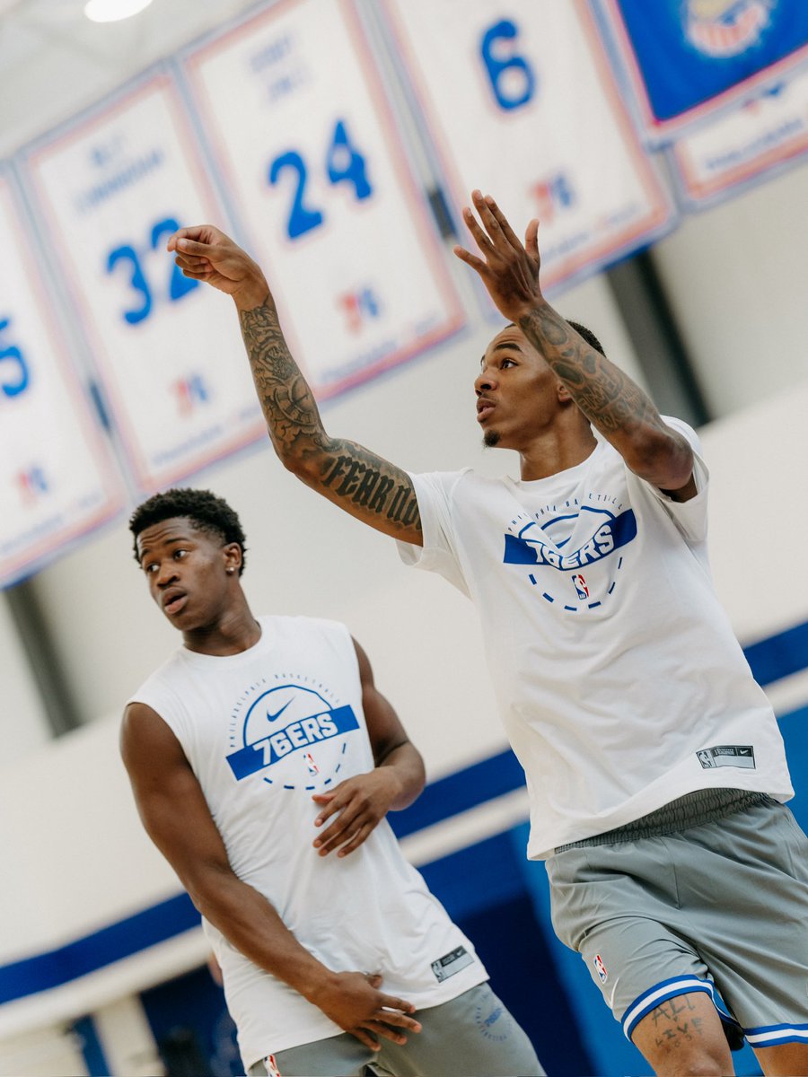 sixers's tweet photo. the boys are 🔙 in town. https://t.co/PAPlCvS4cT