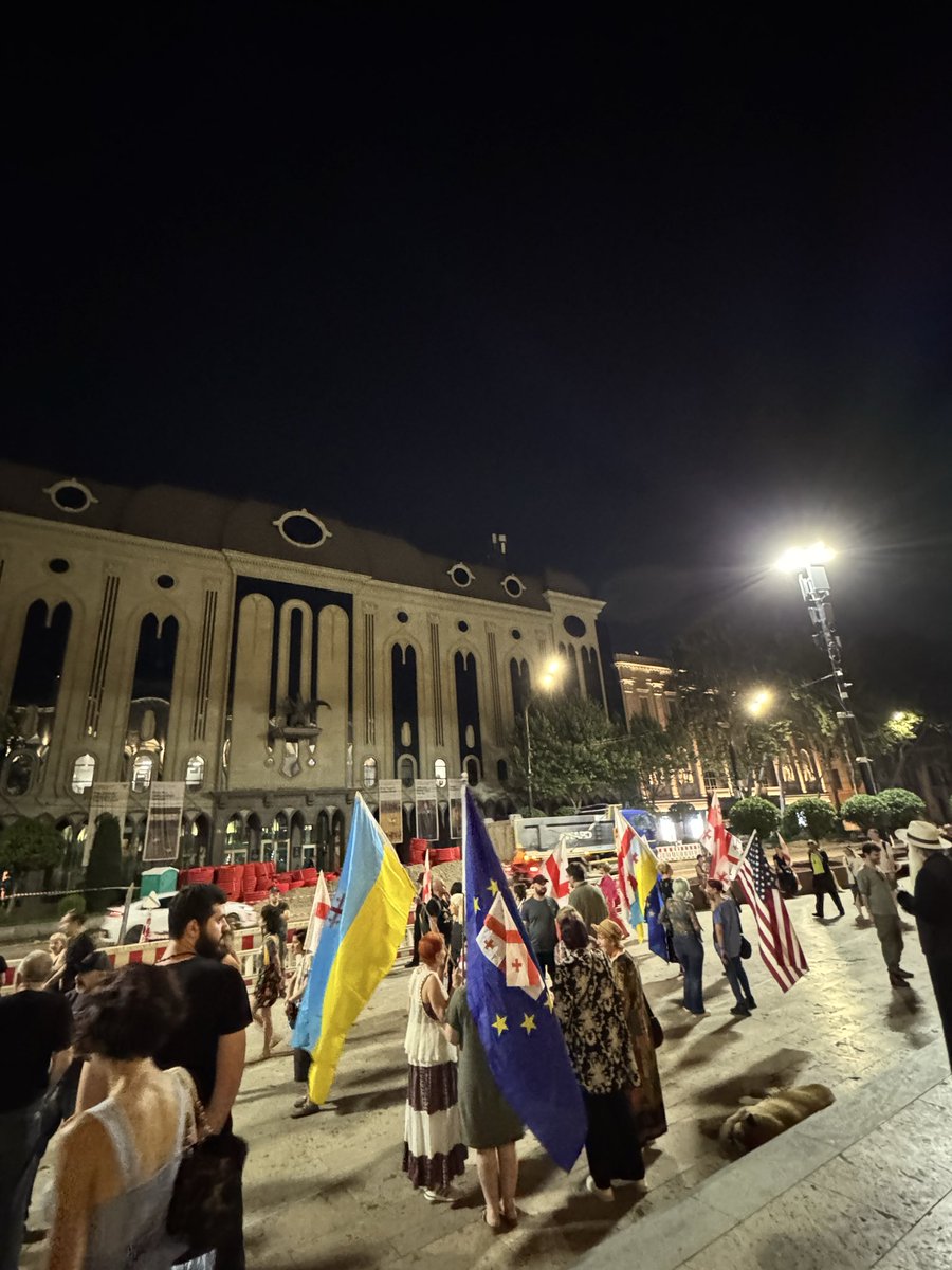 vatless's tweet photo. Day 614 #GeorgiaProtests 🇬🇪❤️🇪🇺 
#FreeGeorgianPoliticalPrisoners https://t.co/CtetkZ3x8N