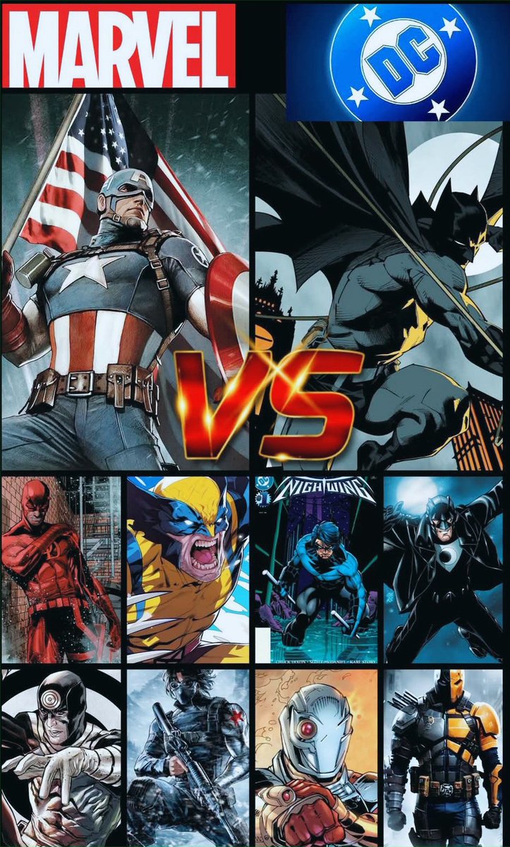 Ella_Rose004's tweet photo. Captain America, Daredevil, Wolverine. Bullseye, Winter Soldier.

Who takes the street? 🤔 https://t.co/cgdxqiesPD