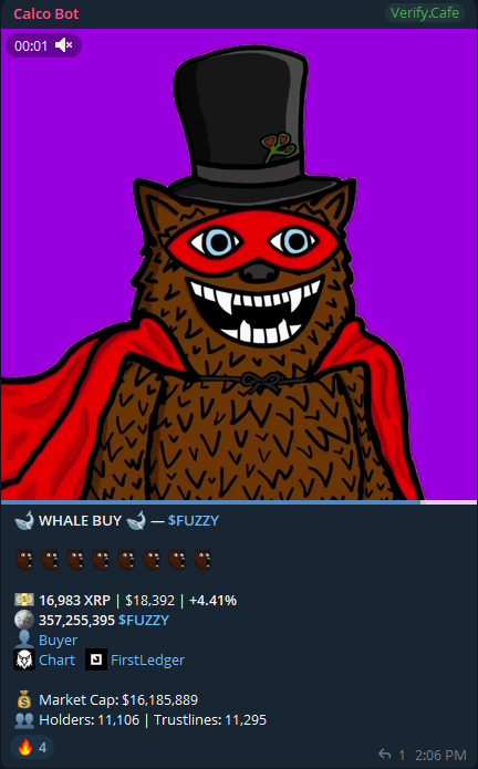 FloppyX's tweet photo. Casual 17k XRP buy on fuzzybear:native 

They just keep rolling in, I hope you are ready for price discovery :) https://t.co/BKRy6QZY6m