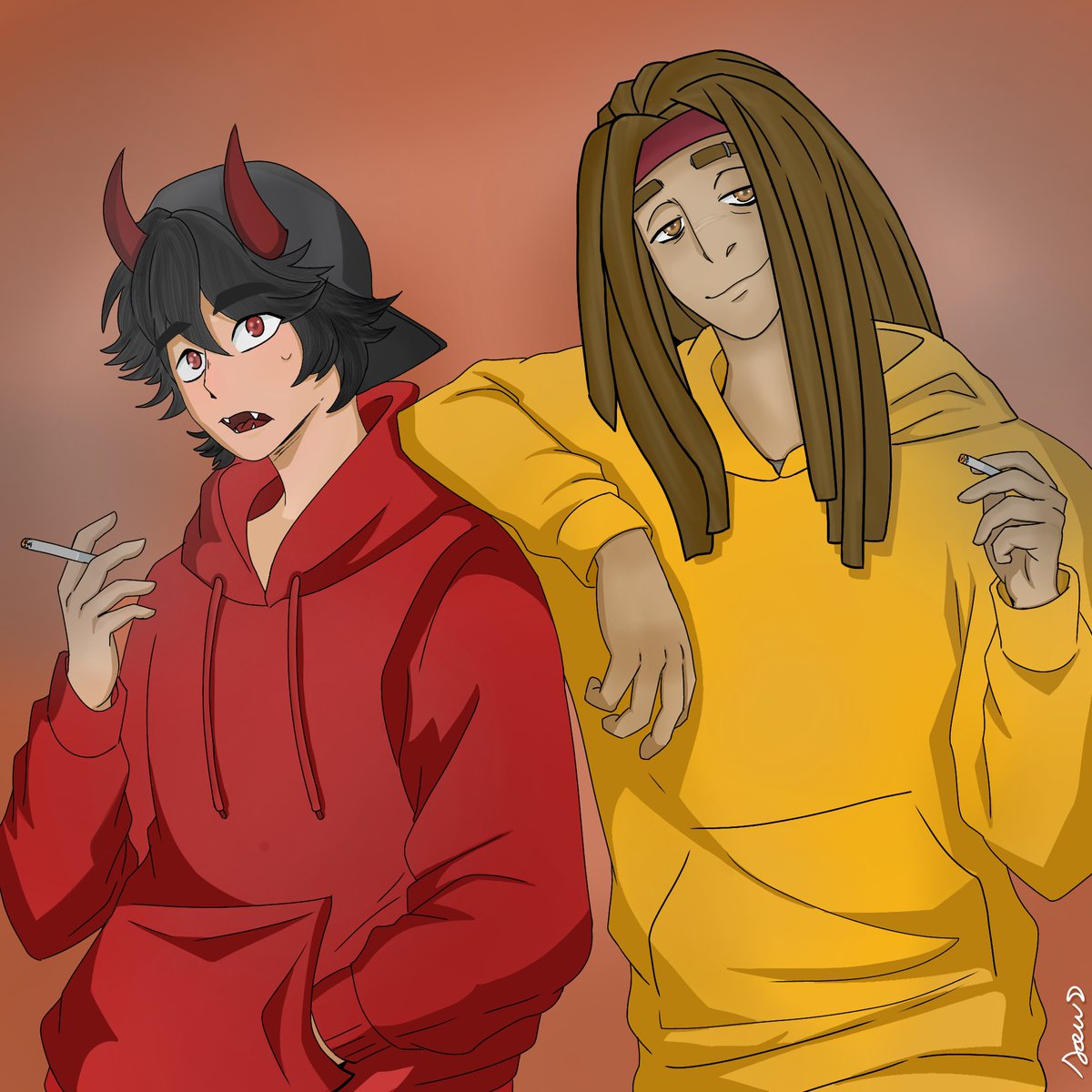 Sour_Karlita's tweet photo. Chim chim, ahuevo ahuevo 

#fanart #GuardianesDelDedsafio https://t.co/ab8zdHGRdt