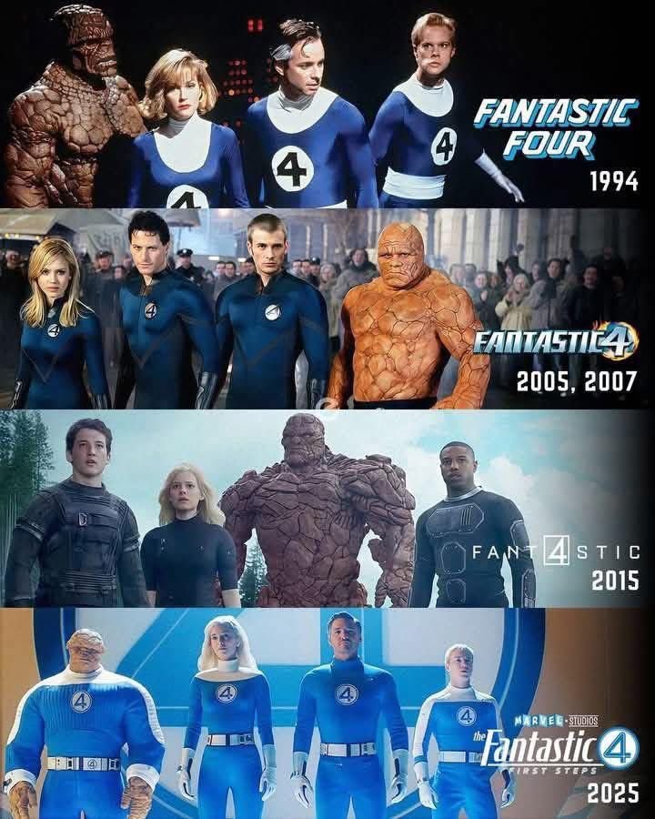 1howareyou's tweet photo. No matter the year, one question remains... which Fantastic Four team got it right? 🔥💙 https://t.co/CE7auqMgmi