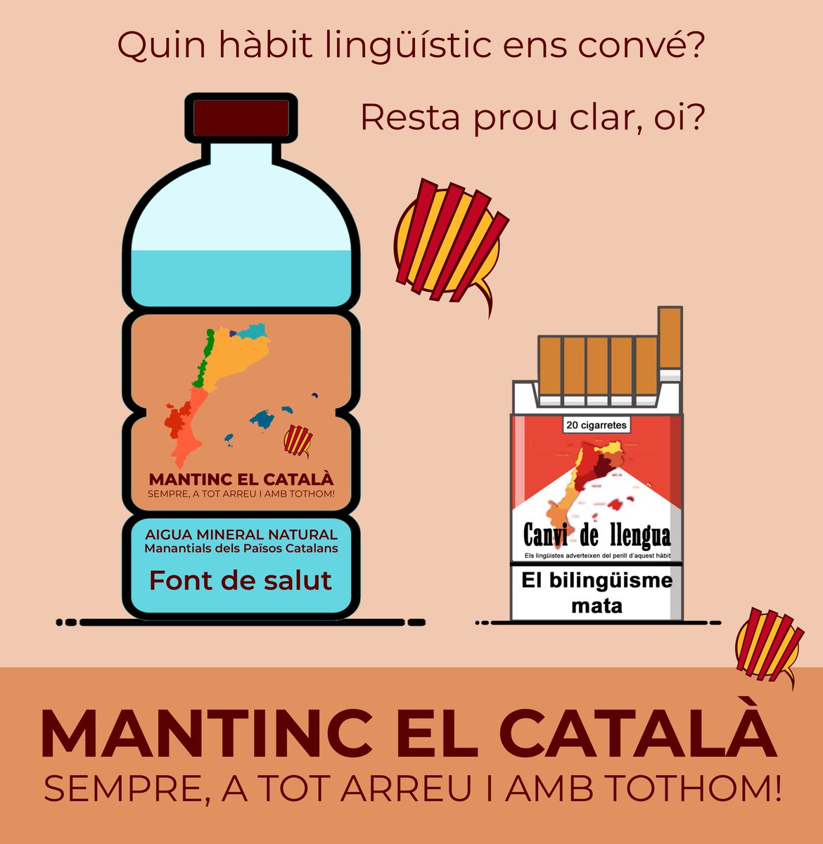 mantincelcatala's tweet photo. Mantenir el catalpa, font de salut. https://t.co/ZcpCy5rATN