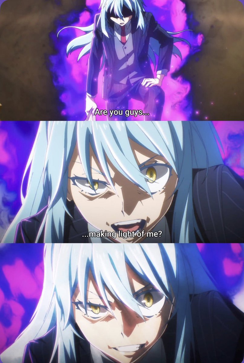 heisdayo13's tweet photo. If Rimuru wasn’t overpowered, would he even be this popular? https://t.co/xvkY0OnQYC