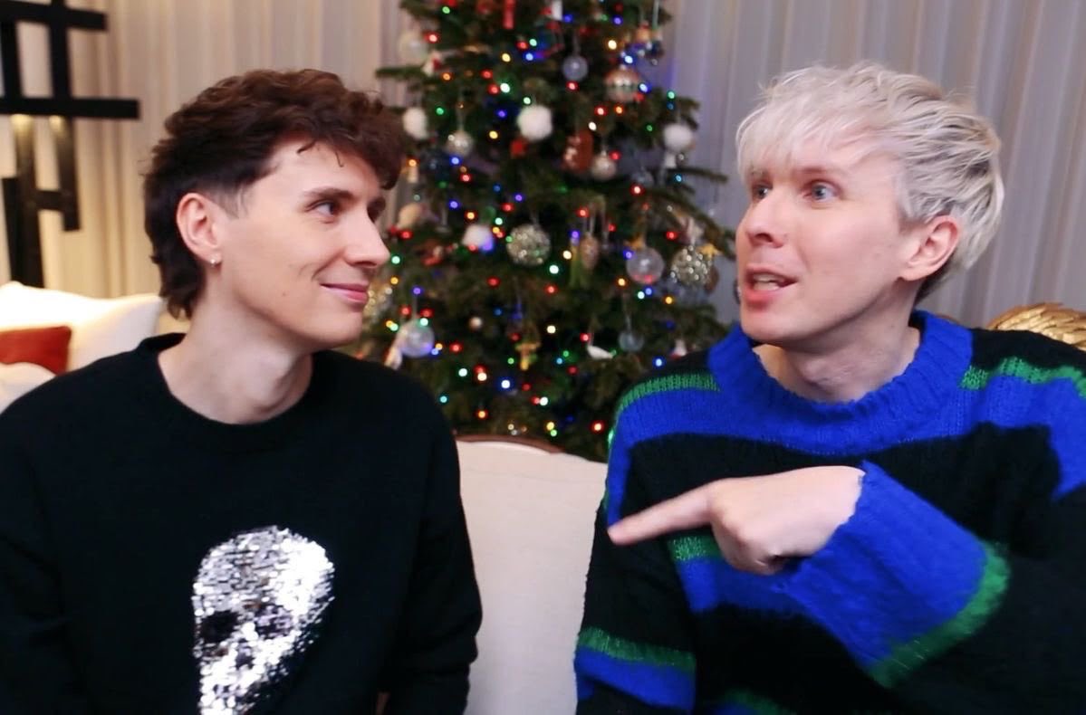chuuinof's tweet photo. i love when dan and phil dress like dan and phil https://t.co/VVZby3Wuvm