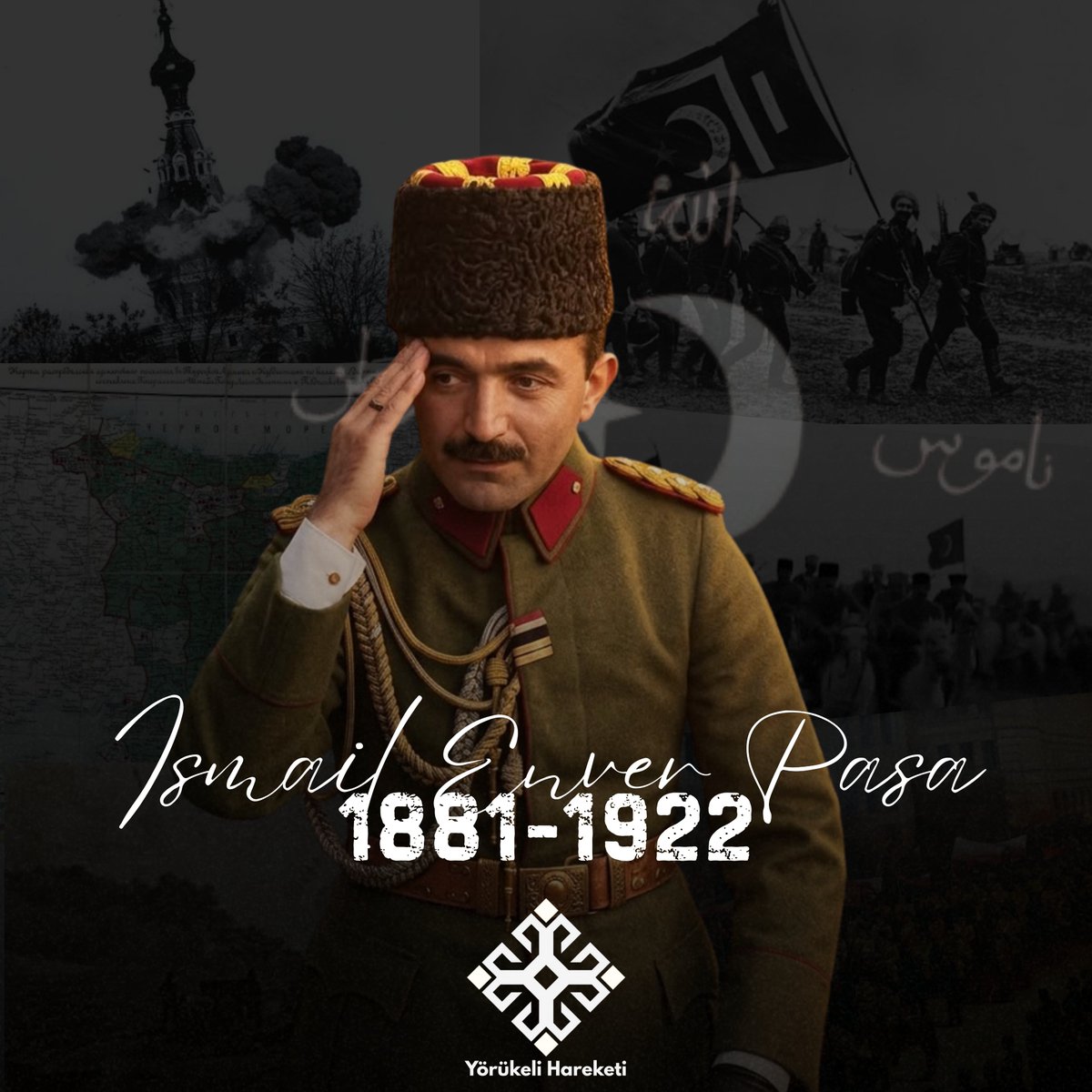 HareketYorukeli's tweet photo. Beni Napolyon’a benzetiyorIarmış. Kabul etmem, ben ikinci adam olamam!

Şehid-i Âlâ ve Gâzî-i Namdar Enver Paşamızı ve silah arkadaşlarını büyük bir minnet ile saygı ile anıyoruz. https://t.co/gr9aNj4Ft3