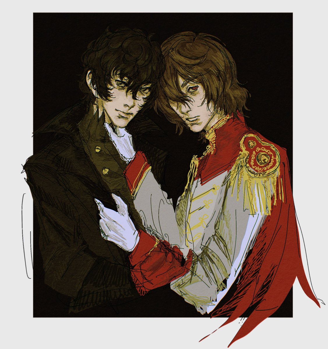 nimuringoo's tweet photo. #shuake #akeshu #p5r https://t.co/o7dbzjyXyg