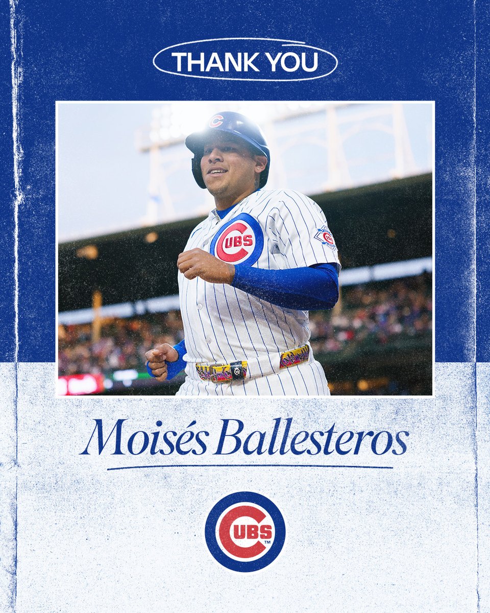 Cubs's tweet photo. Go be great, Mo! https://t.co/NbEvQksqsy