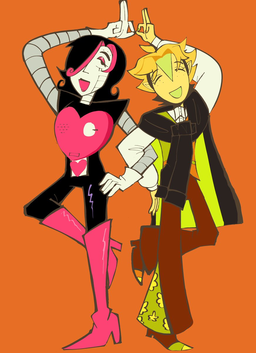 kezsicle's tweet photo. They killed off flowery because they knew he and mettaton would be an unstoppable duo https://t.co/Sw2RrS5Mts