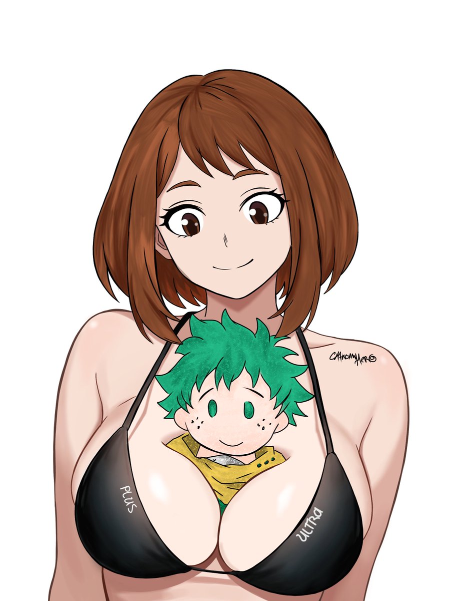 HeroofChainsaws's tweet photo. Ochako Uraraka y Dekuluche 
#Mha #MHart #sfwㅤㅤ https://t.co/iNSaEU4sgC