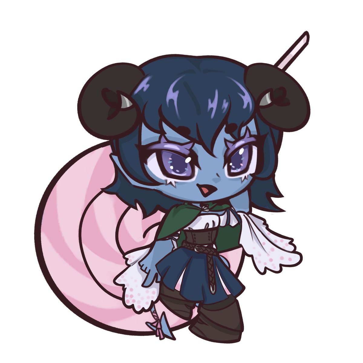dozynari's tweet photo. Help a girl out I literally have no clue what to charge for my chibis 😭 what would u pay?? https://t.co/mUft4r6cmD