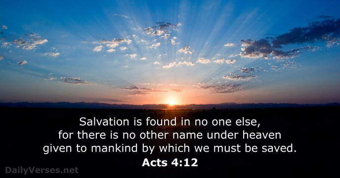 devotional_in's tweet photo. “Salvation is found in no one else, for there is no other name under heaven given to mankind by which we must be saved.” Acts 4 : 12 NIV

There are a lot of people searching for the answer, searching for a solution to their problems, searching for that one thing that will bring them peace. There is only one person who will bring all this, The LORD, JESUS CHRIST !!! Today's prayer is that we would all embrace the life that we have in The LORD. Is it perfect? Of course not here on earth but in heaven it will be ....... Be Blessed !!

Therefore if anyone is in Christ, he is a new creation; old things have passed away; behold, all things have become new 2 Corinthians 5 : 17

https://t.co/ohBXL9vTzd

​ #God #Love #Jesus #Faith #life #peace #Bible #pray #Christian #church #JesusChrist #believe #prayer #Christ #spirituality #worship #praise #HolySpirit #Godisgood #truth #Bibleverse #amen #scripture #Lord #devotional #seekHimfirst #eimdaily #readthroughtheBible #Biblestudy #Christianity