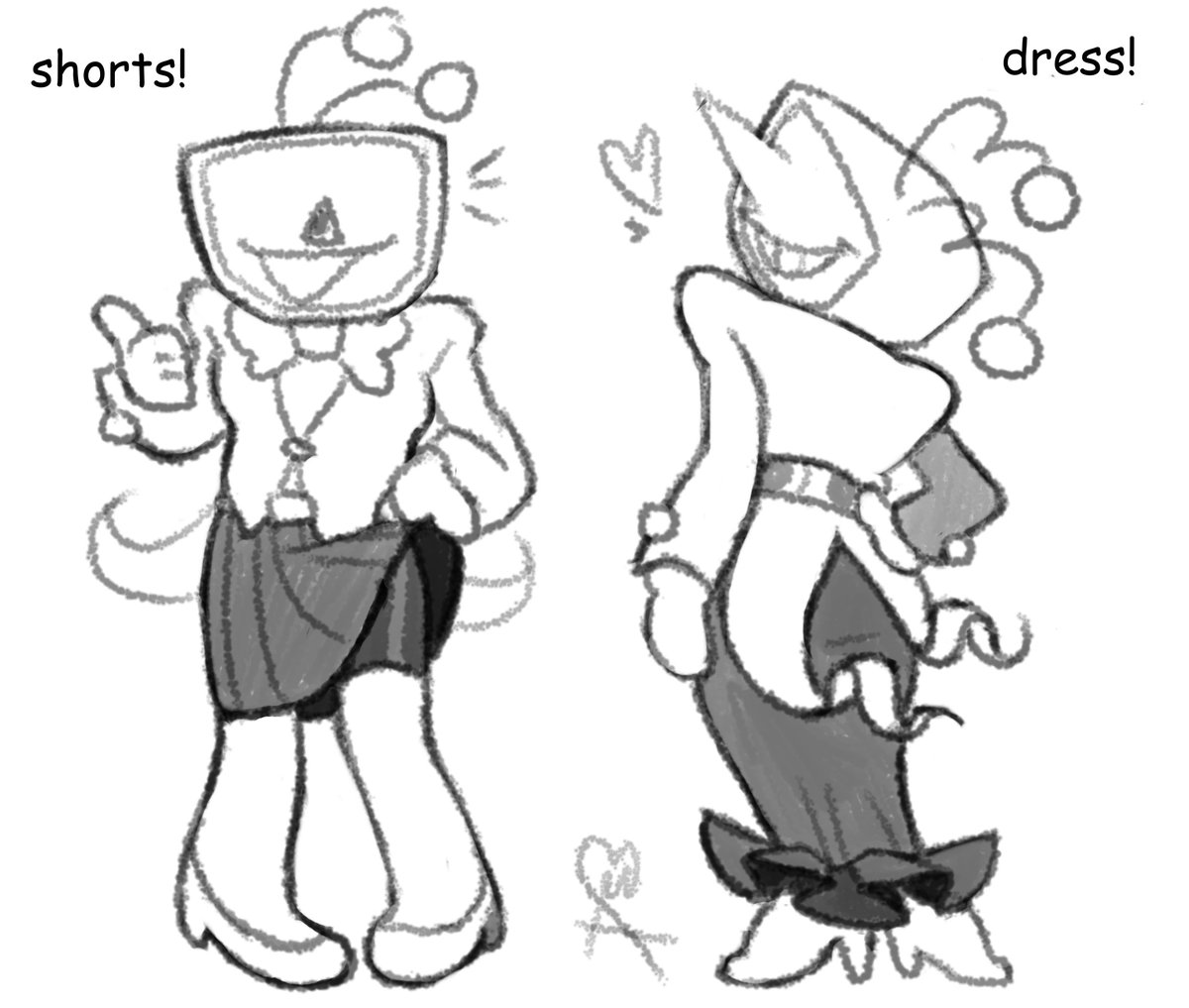 Marshallena97's tweet photo. I liked reading the different options for her skirt a lot of people shared, and she's cute in every single one 8>[^3] #femtennatwt https://t.co/uTFOZDPn6J