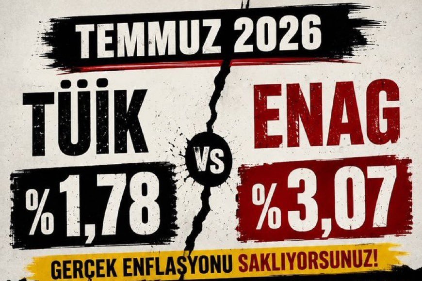 Beytullah_Citak's tweet photo. Geriye Dönük TÜİK ve ENAG arasındaki Enflasyon Farklarını Ortaya Koyarsak
👇👇👇👇👇👇👇👇👇👇
TÜM EMEKLİLERİN KÖK MAAŞLARINA EN AZ 50 BİN LİRA SEYYANEN ZAM YAPILMALI

Başka Türlü Bu Fark Kapanmaz‼️

#geçimisyanıbüyüyor https://t.co/kZfwFqKEwt
