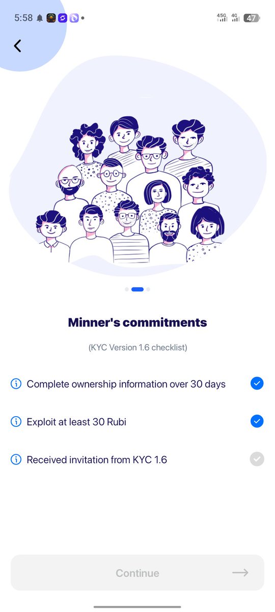 Austin69126321's tweet photo. @Rubi_Click Give me KYC slot https://t.co/qC2H3A3gNE