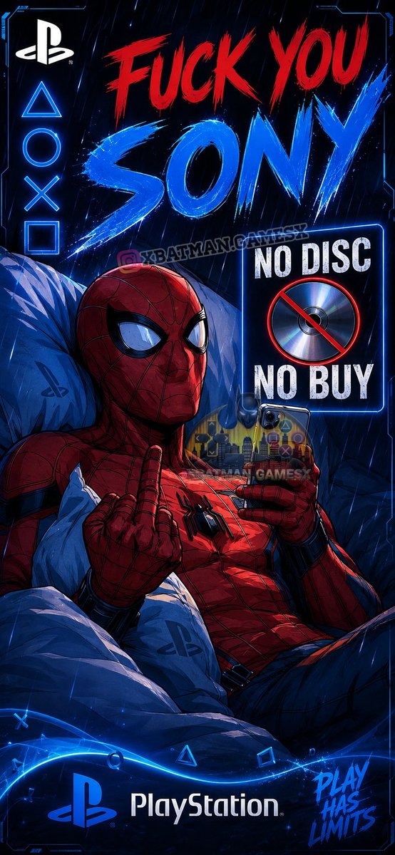 HalstonConnally's tweet photo. @PlayStation I think Spider-Man says is best 👌 https://t.co/WhB46V0oiZ
